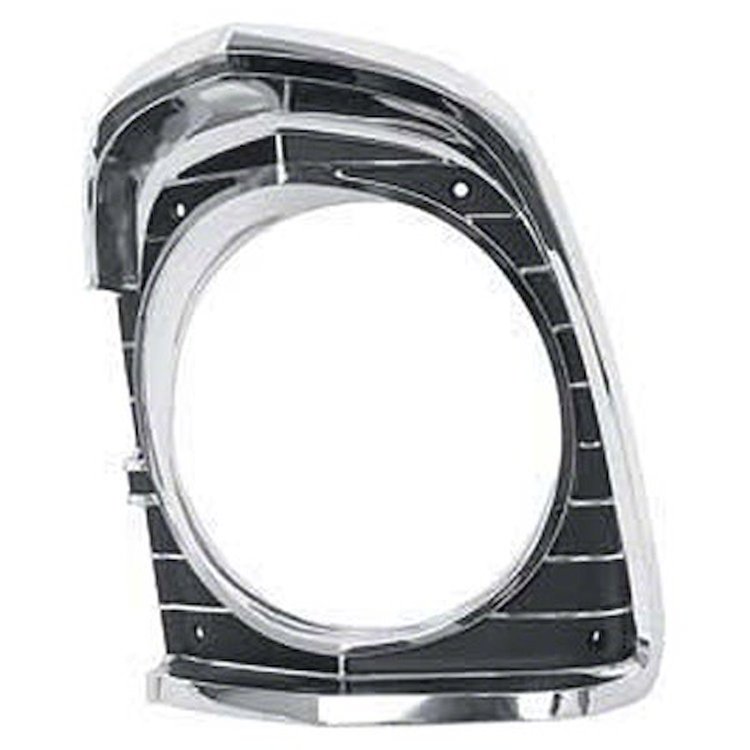 GMK401106067L Left/Driver Side Headlamp Bezel for 1967 Chevy Nova