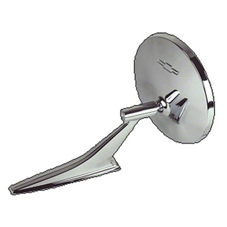 GMK401141066A With Bowtie Outside Sideview Mirror for 1966-1967 Chevy Nova