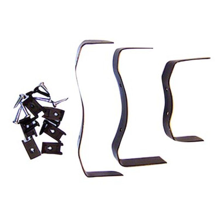 GMK4011507661S Console Mounting Bracket Set for 1966-1967 Chevy Nova Manual [3 Pieces Plus Hardware]