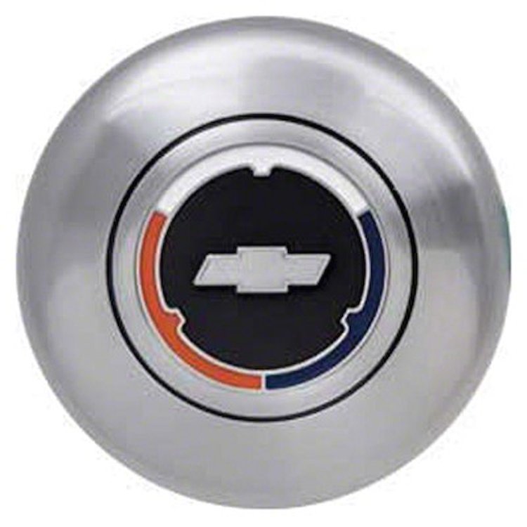 GMK4011542673 Bowtie Steering Wheel Horn Cap Emblem for 1967-1970 Woodgrain