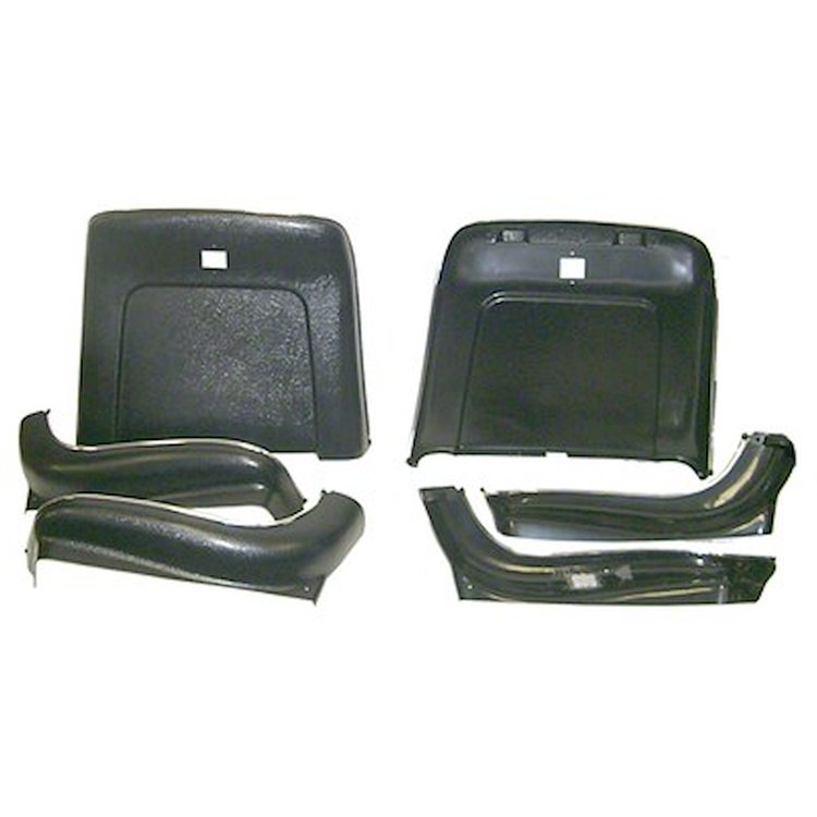 GMK4012559692UA 6-Pieces Bucket Seat Trim Panels for Black 1969-1971 X-Body