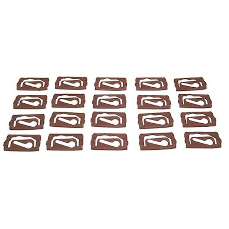 GMK4012715683S 22 Pieces Rear Window Reveal Molding Clip Set for 1968-1974 X-Body Models Without Vinyl Top