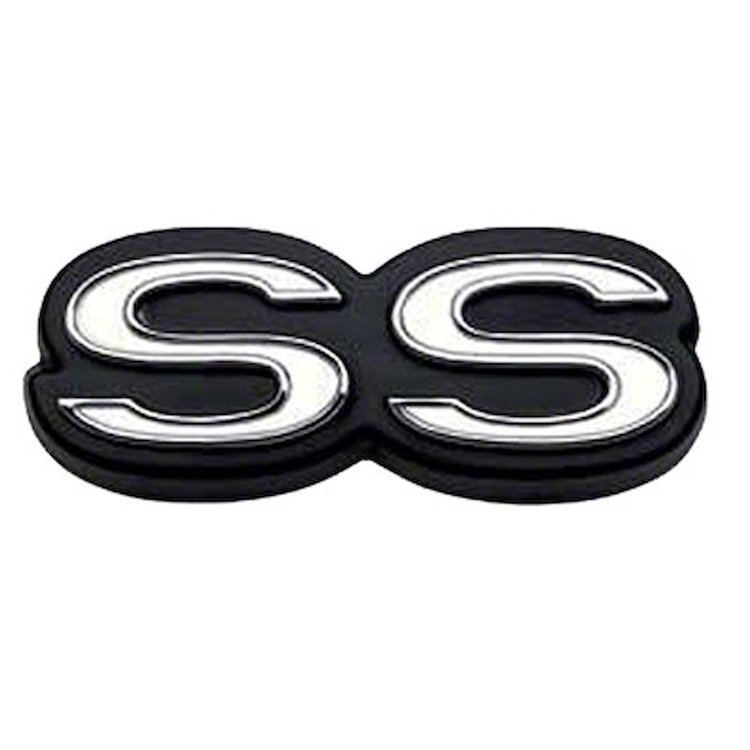 GMK4012855683 Ss' Tail Panel Emblem for 1968-1972 Chevy Nova