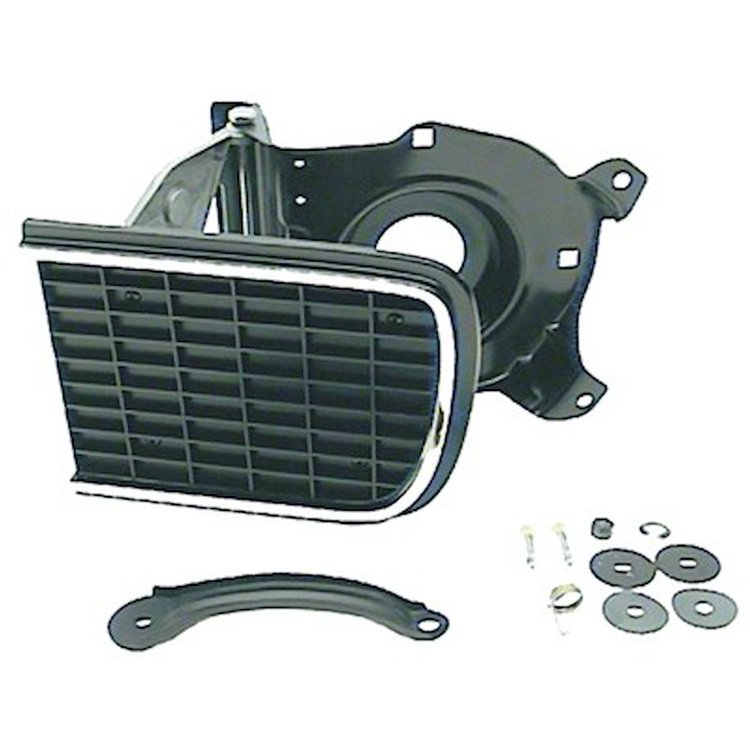 GMK4020063673LS Completely Assembled Unit Headlamp Housing Assembly for 1967 Camaro Rs