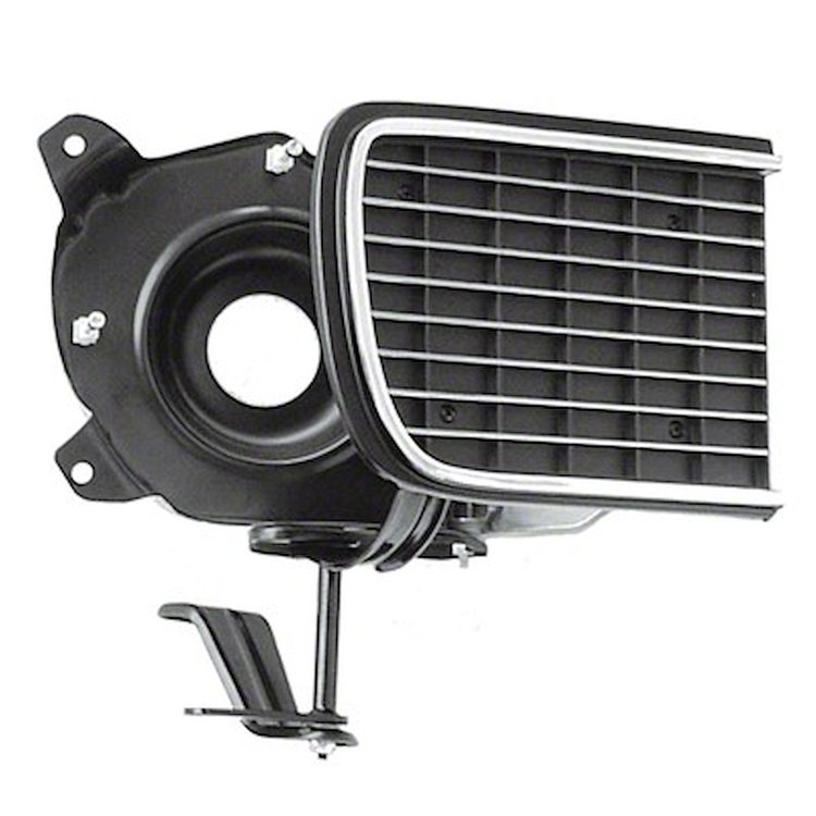 GMK4020063683RS Right/Passenger Side Headlamp Housing Assembly for 1968 Hyundai Camaro Rs With Chrome Accent