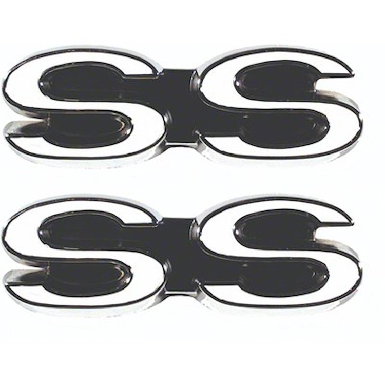 GMK4020130684P Ss' Fender Emblem for 1968 Camaro Ss [Pair For One Car]