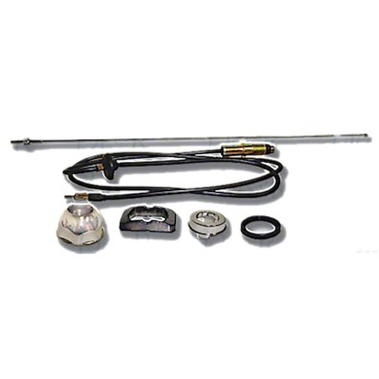 GMK4020170672S Antenna Assembly 1967-1968 Camaro, Pontiac Firebird Am Fm Fender Mounted