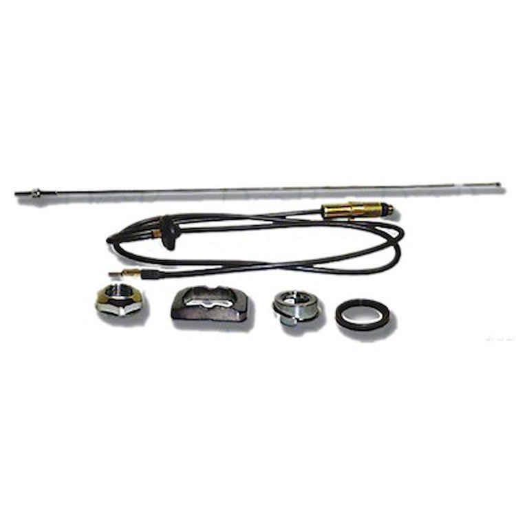 GMK4020170692S Antenna Assembly 69 Camaro, Pontiac Firebird Am Fm Fender Mounted