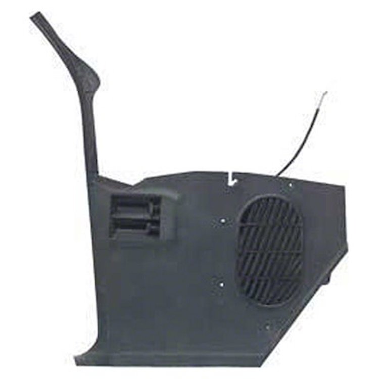 GMK4020367692L Left/Driver Side Interior Kick Panel for 1969 Camaro Without A/C Type 2 With Integral Grille Black