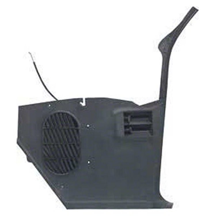 GMK4020367692R Right/Passenger Side Interior Kick Panel for 1969 Camaro Without A/C Type 2 With Integral Grille Black