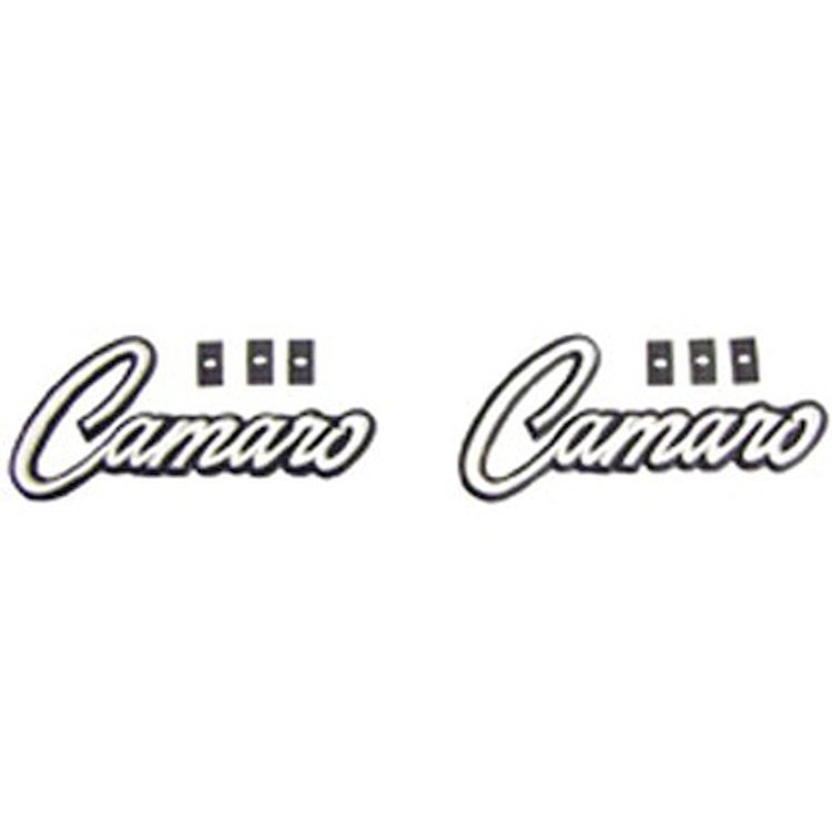 GMK4020453684P Pair Door Panel Emblems for 1968-1969 Camaro Custom Interior