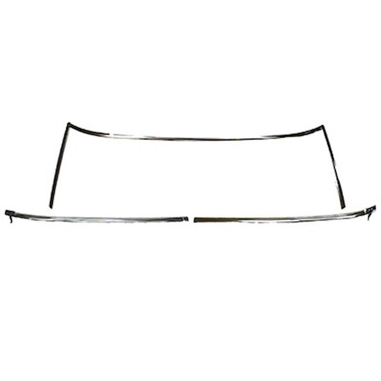 GMK4020525673S Front Windshield Reveal Molding Set for 1967-1969 Chevrolet Camaro