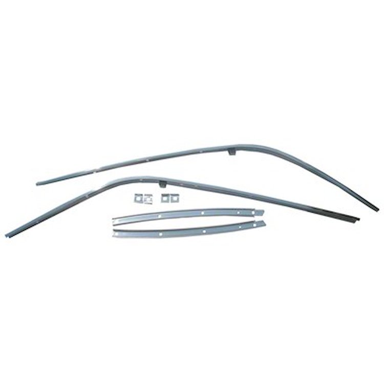GMK4020537671S 6-Piece Set Roof Rail Gutters for 1967 Chevrolet Camaro