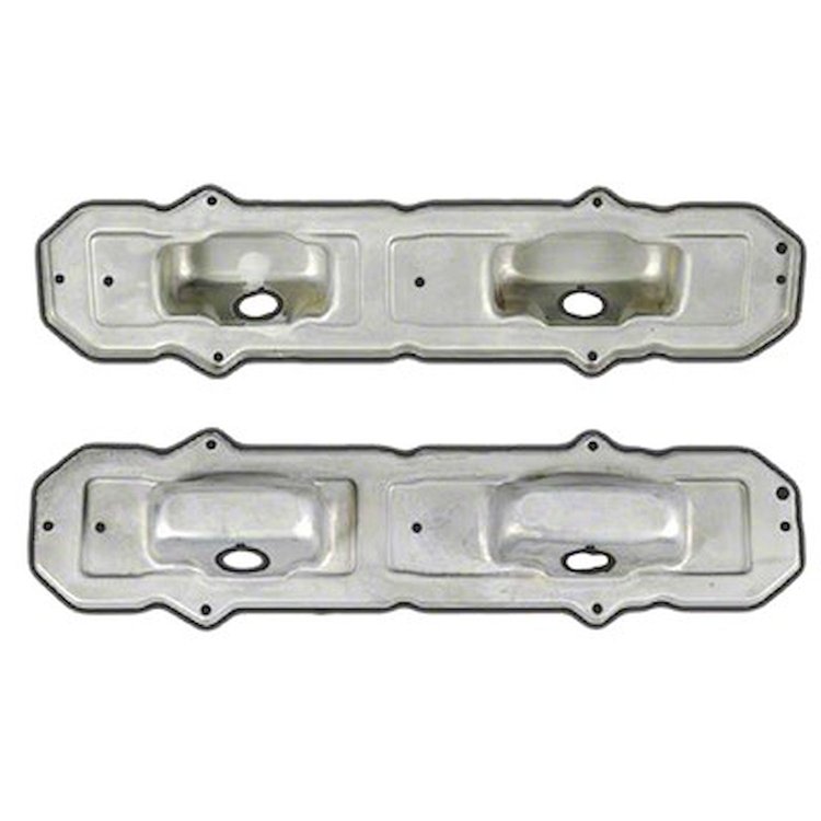 GMK402084467P Pair Tail Lamp Bezel Backing Plates for 1967-1968 Chevrolet Camaro