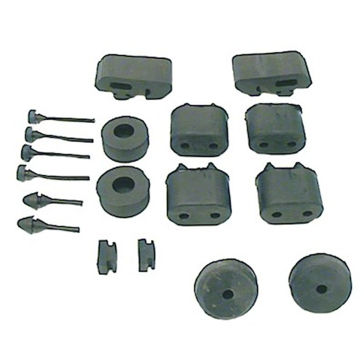 GMK402090467S RuBig Blocker Bumper Kit 1967-1969 Camaro Doors Hood Trunk Glovebox Console