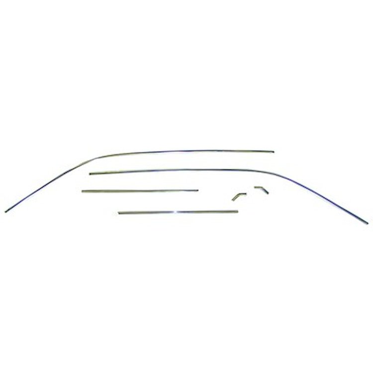 GMK4020925671S 6 Piece Set Drip Rail Molding Set for 1967-1969 Chevrolet Camaro
