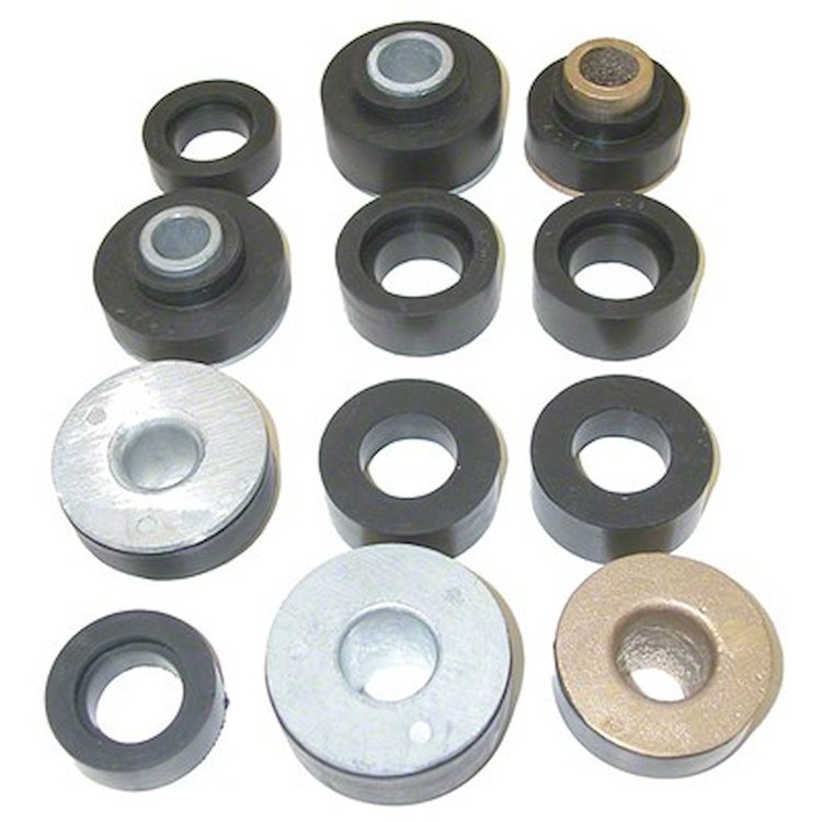 GMK4020990671S Hardware Sold Separately Body Mount Bushing Set for 1967-1972 Chevrolet Camaro
