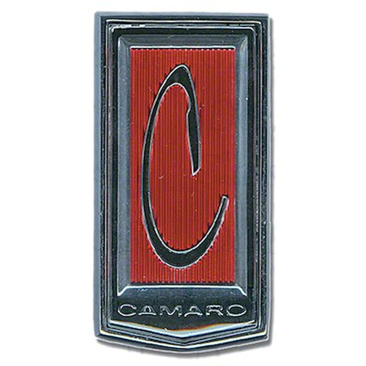 GMK402103171 'Camaro' Header Panel Emblem for 1971-1973 Chevrolet Camaro