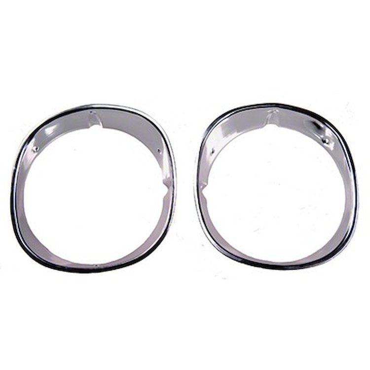 GMK402106070P Left/Driver Side/Right/Passenger Side Pair Headlamp Bezel for 1970-1973 Chevrolet Camaro