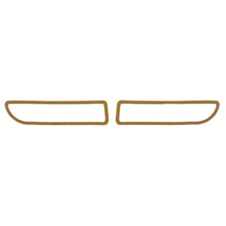 GMK4021072701P Left/Driver Side/Right/Passenger Side Pair Park Lamp Lens Gaskets for 1970-1973 Chevrolet Camaro