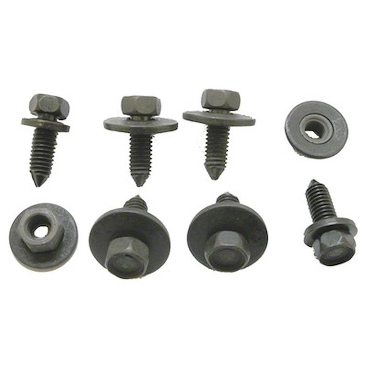 GMK4021807721S Rear Bumper Bracket Hardware Kit for 1972-1973 Chevrolet Camaro