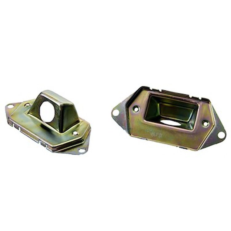 GMK402188670S Left/Driver Side/Right/Passenger Side Pair License Lamp Housings for 1970-1973 Chevrolet Camaro