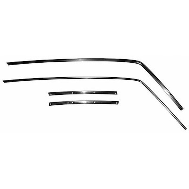 GMK4030537641S Steel Roof Rail Weatherstrip Channel Set for 1964-1965 Chevrolet Chevelle