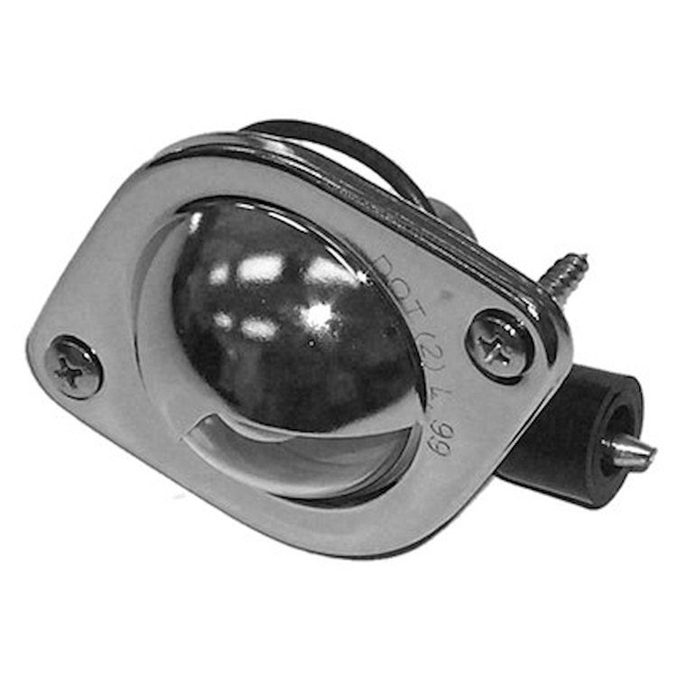 GMK403088664S Left/Driver Side Or Right/Passenger Side License Lamp Assembly for 1964-1965 Chevrolet Chevelle