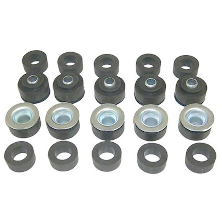 GMK4030990641S 10 Bushings Body Mount Bushing Set for 1964-1967 Chevrolet Chevelle Except Convertible