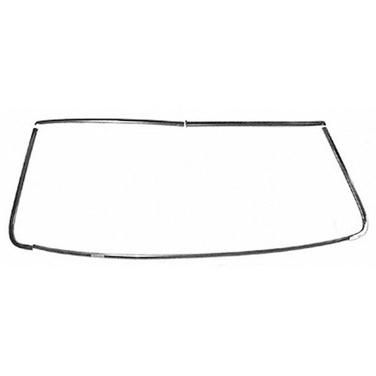 GMK403152566S Front Windshield Reveal Molding Set for 1966-1967 Chevrolet Chevelle