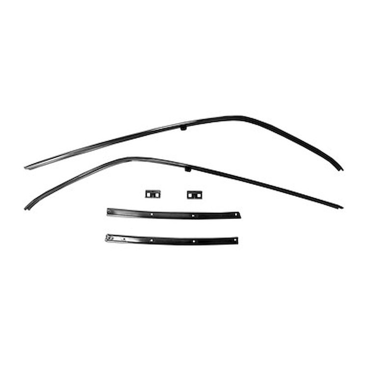 GMK4031537661S Steel Roof Rail Weatherstrip Channel Set for 1966-1967 Chevrolet Chevelle