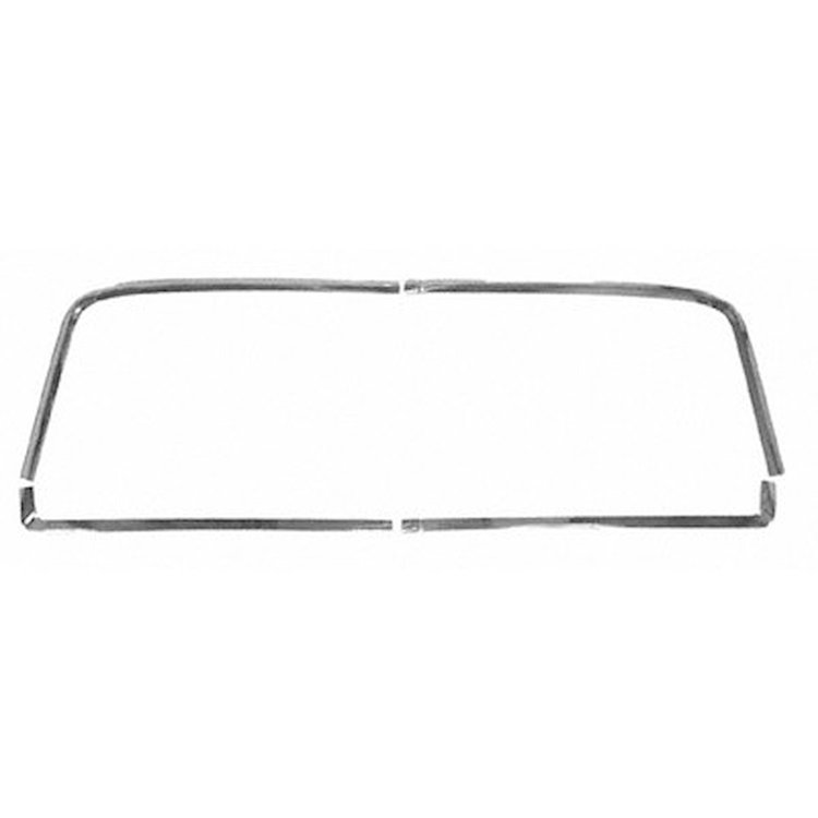 GMK403171566S 4 Piece Set Rear Window Reveal Molding Set for 1966-1967 Chevrolet Chevelle