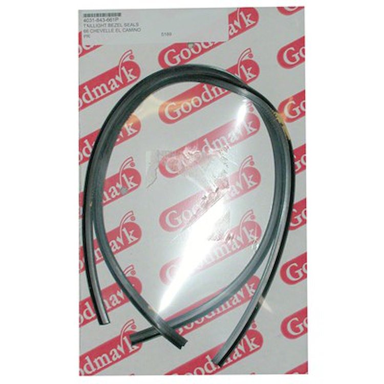 GMK4031843661P Left/Driver Side/Right/Passenger Side Pair Tail Lamp Bezel To Body Seals for 1966 Chevrolet Chevelle