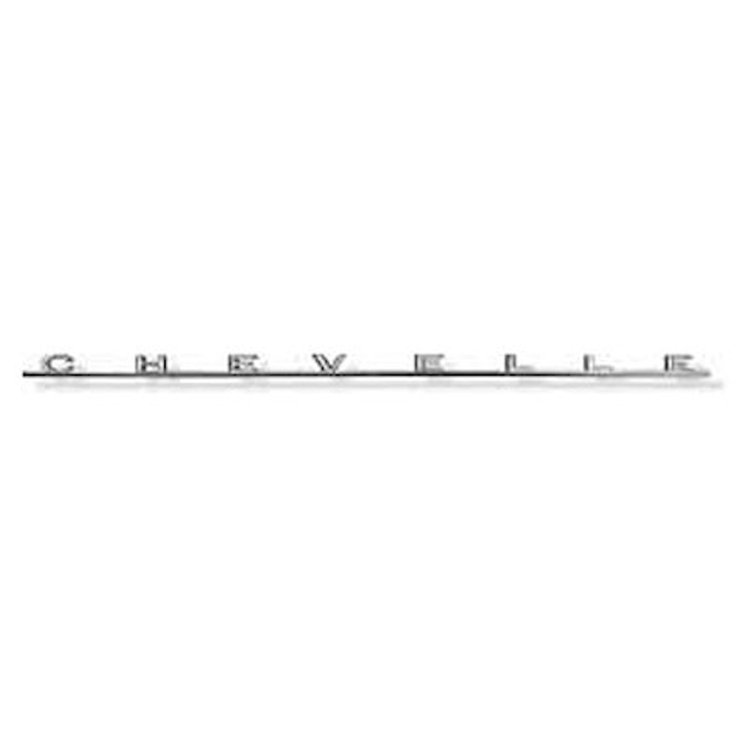 GMK4031855661 'Chevrolet Chevelle' Tail Panel Emblem for 1966-1967 Std