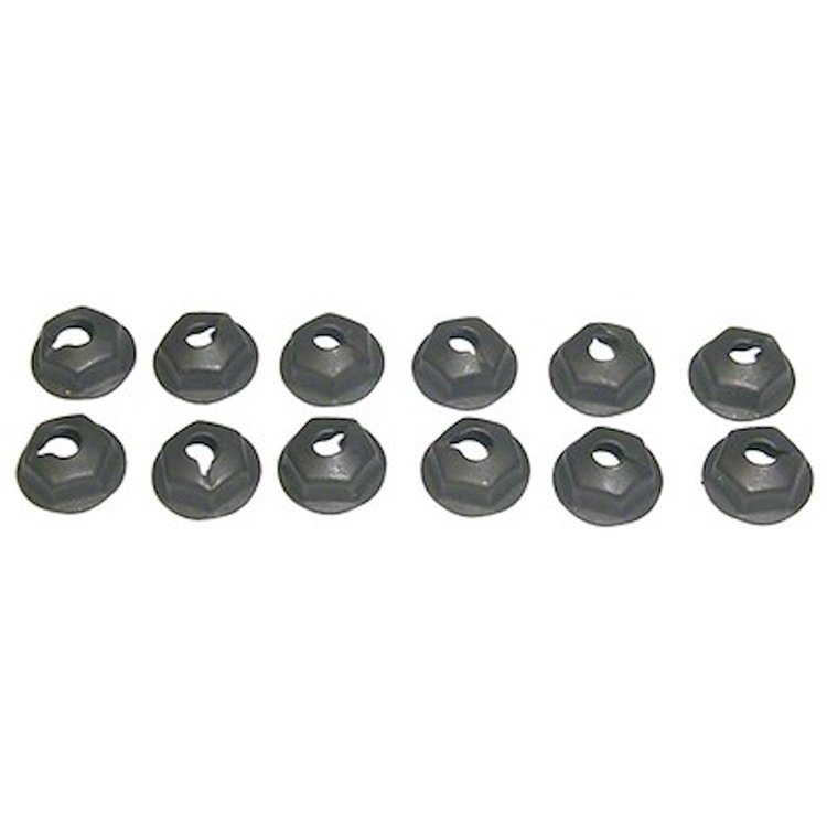 GMK403205568S 12 Pieces Grille Eyebrow Molding Hardware Kit for 1968-1969 Chevrolet Chevelle