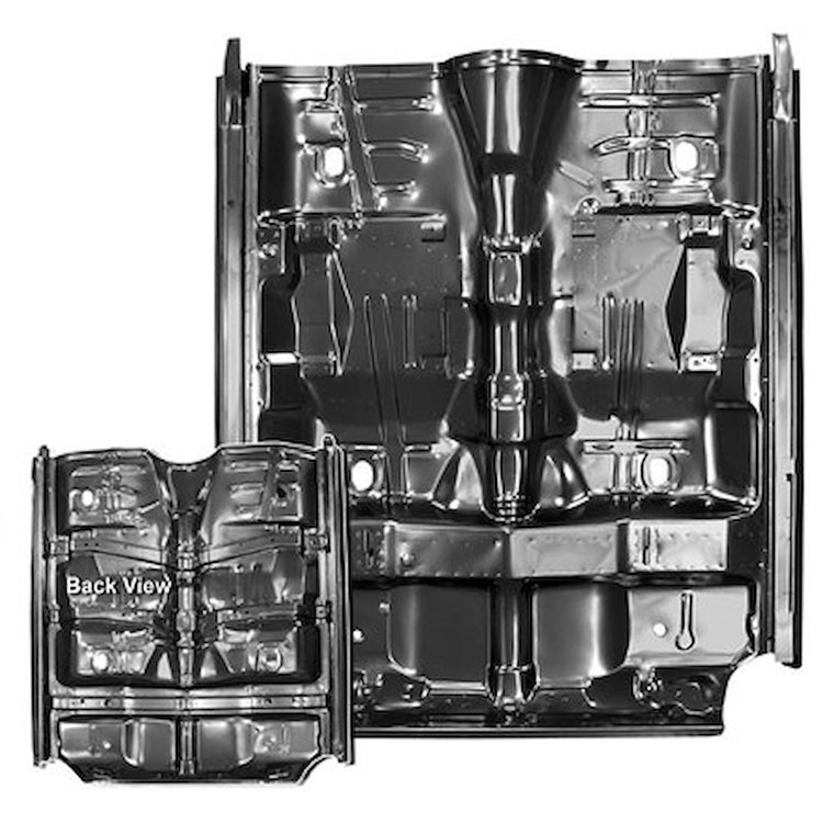 GMK4032500686S 1-Piece OE-Style Floor Pan Assembly for 1970-1972 Chevrolet Chevelle