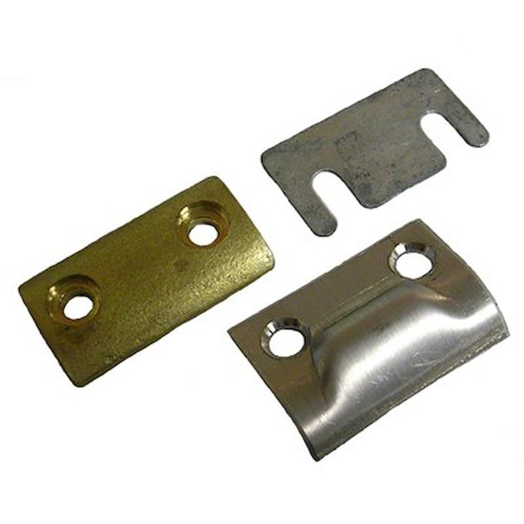 GMK403260668S 3 Pieces Door Latch Striker Plate Set for 1968-1972 Oldsmobile Cutlass