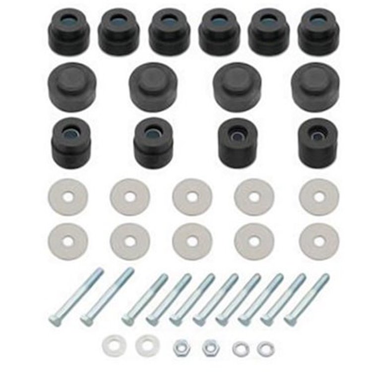 GMK4032990681S Body Mount Bushing Set 1968-1972 Chevelle 2-Door Except Convertible Or Big Block 24 Bushings