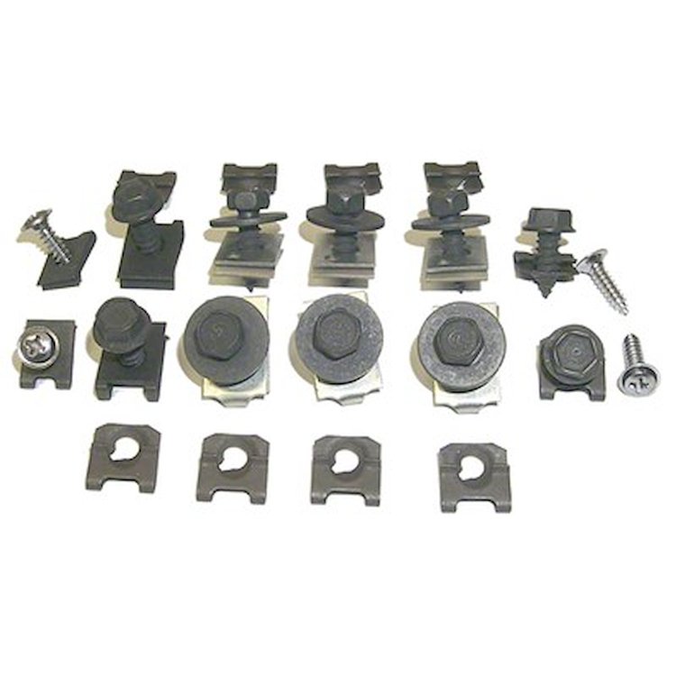 GMK403311070S 34 Pieces Fender Extension Hardware Kit for 1970 Chevrolet Chevelle