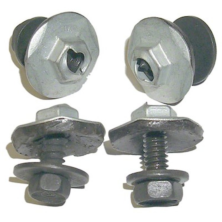 GMK4033110711S 12 Pieces Fender Extension Hardware Kit for 1971-1972 Chevrolet Chevelle