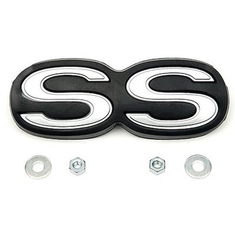 GMK4033800711 Rear Bumper Emblem for 1971-1972 Chevy in.Ss in. Chevrolet Chevelle Ss
