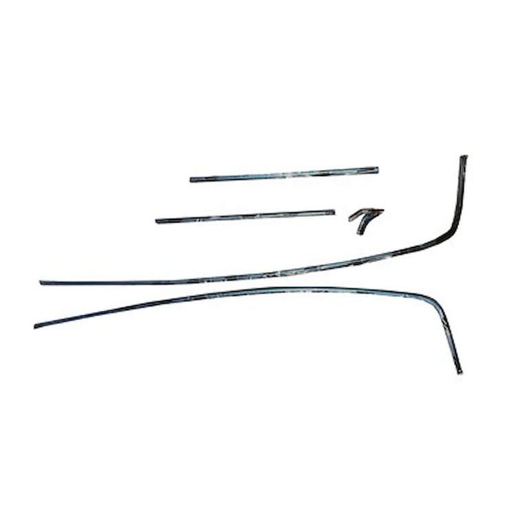 GMK403392570S 6-Piece Set Drip Rail Molding Set for 1970-1972 Chevrolet Chevelle