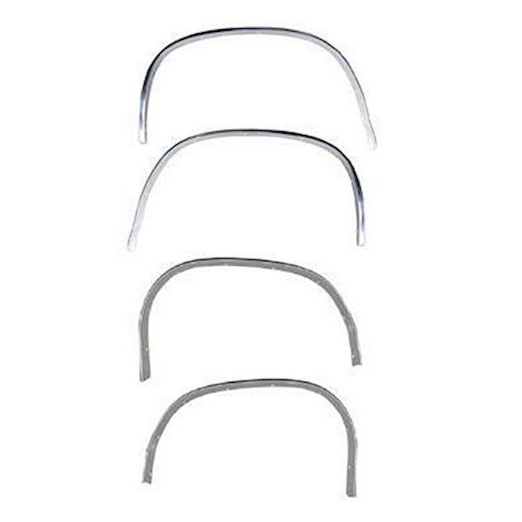 GMK403395070S 4 Piece Set Wheel Opening Molding Set for 1970-1972 Malibu Except Wagon Models