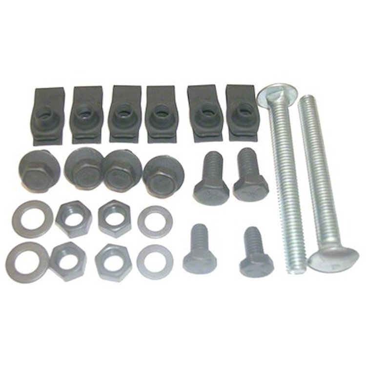 GMK4081749671S Fuel Tank Strap Hardware Kit 1967 El Camino / Gm A-Body Wagon 24-Pieces (Bolts/Nuts/Washers)