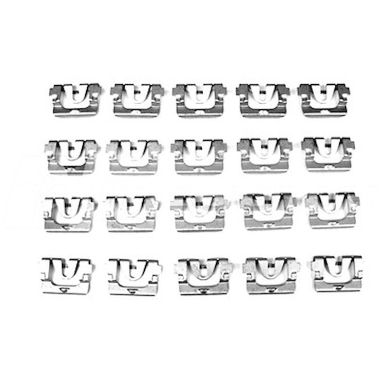 GMK4082715681S 22 Pieces Rear Window Reveal Molding Clip Set for 1968-1972 Chevrolet El Camino