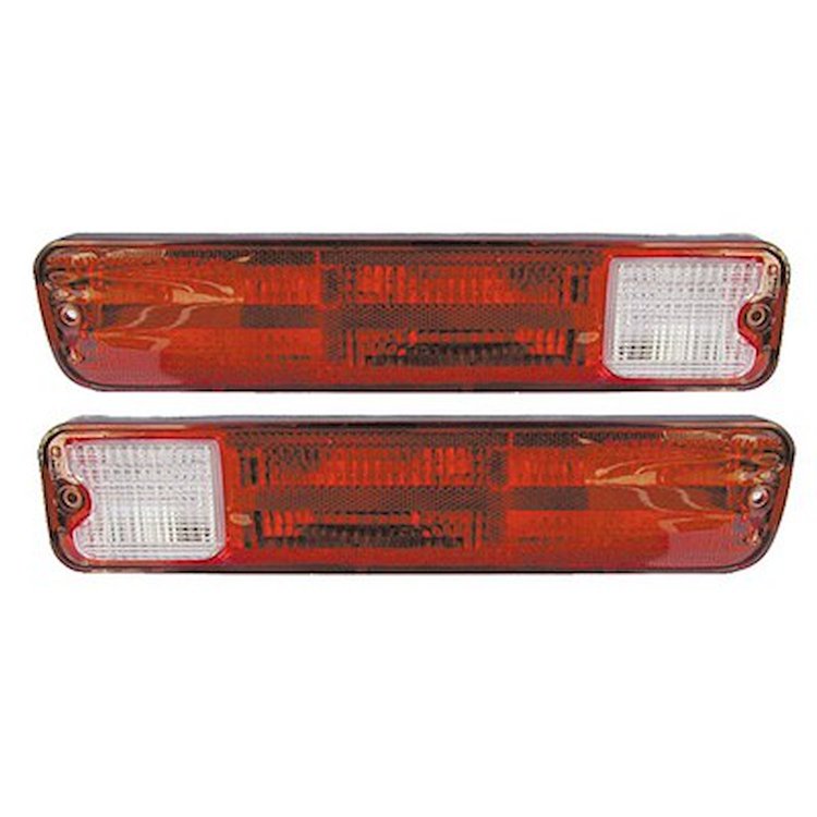 GMK408584579P Left/Driver Side/Right/Passenger Side Pair Tail Lamp Lens for 1979-1987 Chevrolet El Camino