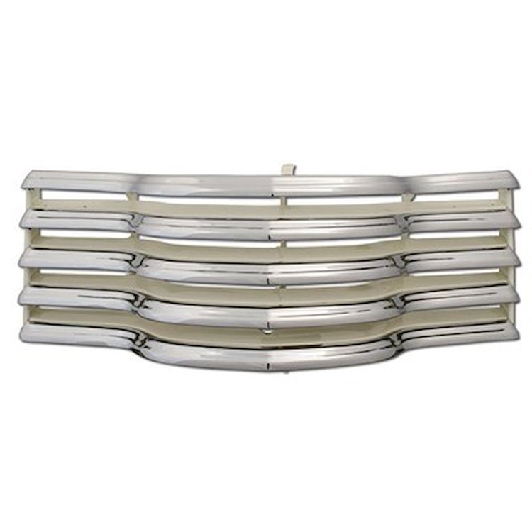 GMK4140050472 Ivory Paint With Chrome Bars Grille Assembly for Whit 1947-1953 Chevrolet 1st Series Truck