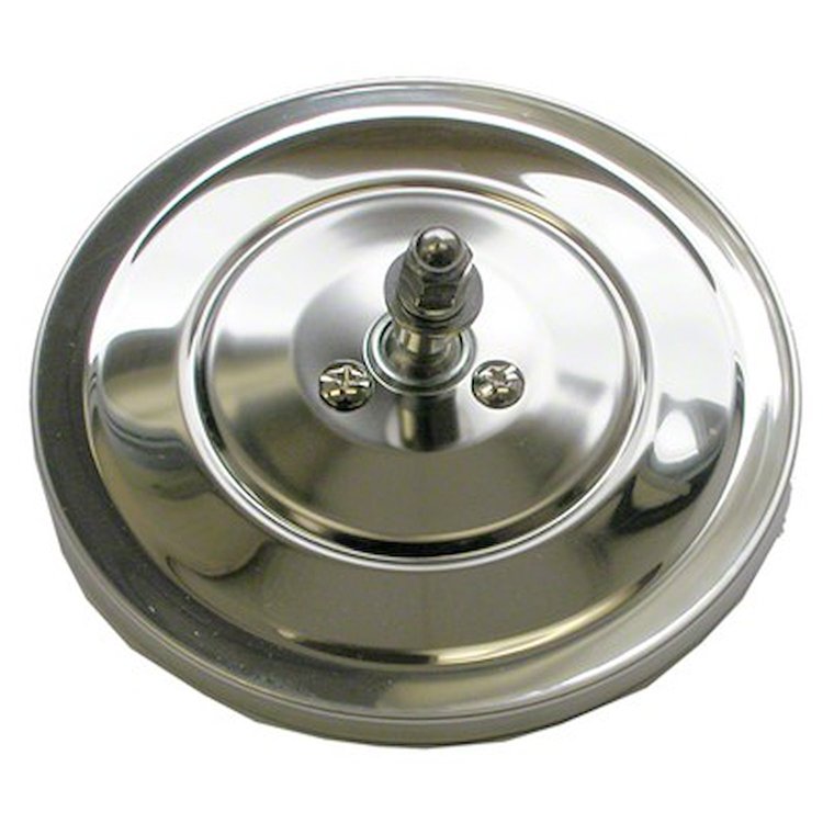 GMK4140410473 5 in. Round/With Ribs Outside Sideview Mirror Head for 1947-1970 Chevrolet