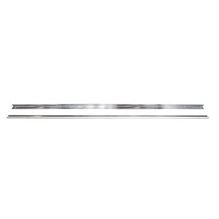 GMK4140731475SSP Polished Stainless Steel Bed Angle Strip Kit for 1947-1953 Shortbed Stepside Truck