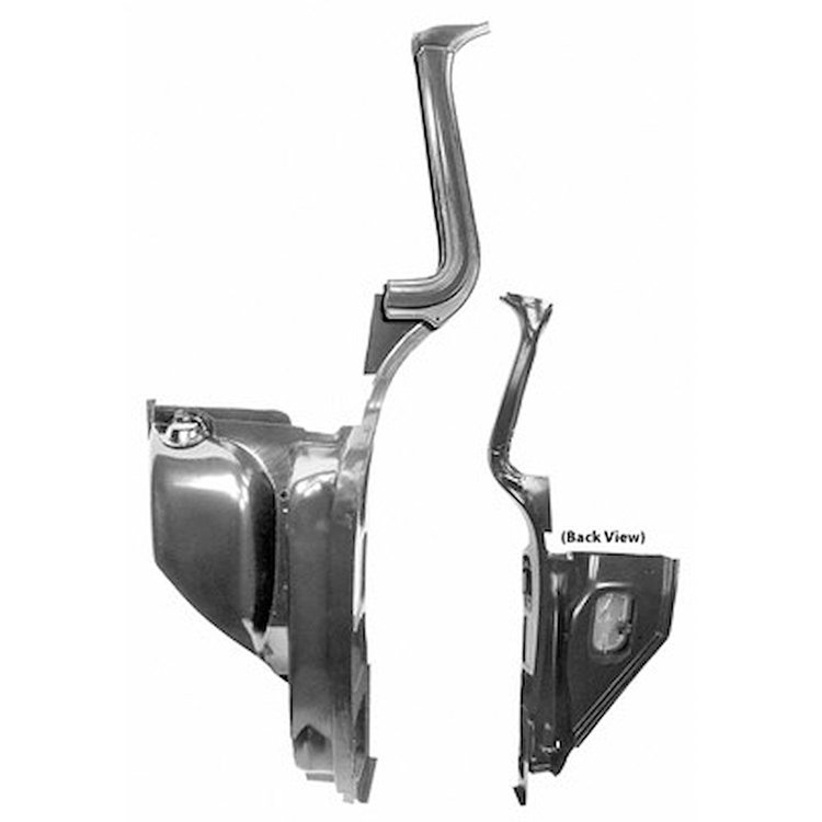 GMK414140655LS Upper & Lower Door A-Pillar Pillar Assembly for 1955-1959 2nd Series Truck